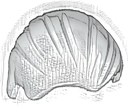 Minifigure, Hair Combed Front to Rear