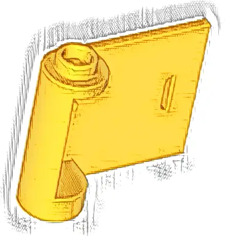 Door 1 x 3 x 2 Right - Open Between Top and Bottom Hinge