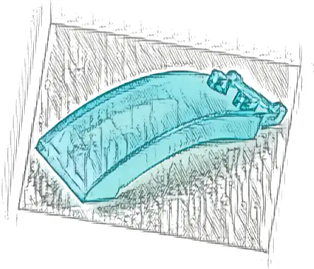 Windscreen 6 x 2 x 2 with Bar Handle