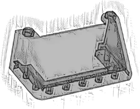 Windscreen 3 x 6 x 2