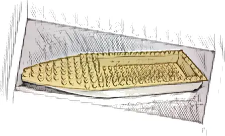 Boat, Hull Unitary 28 x 8 with Tan Top (92710 / 92711)