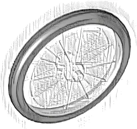 Wheel Bicycle with Molded Black Hard Rubber Tire Pattern