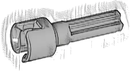 Technic, Steering CV Joint Narrow with 2L Axle
