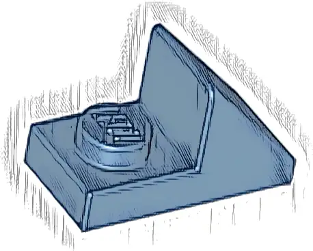 Slope 45 2 x 1 with 2/3 Cutout