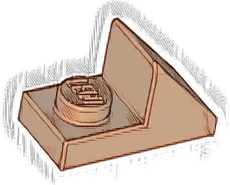 Slope 45 2 x 1 with 2/3 Cutout