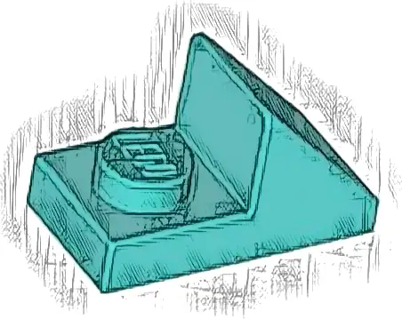 Slope 45 2 x 1 with 2/3 Cutout