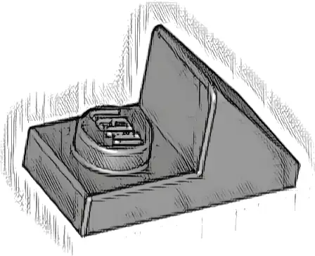 Slope 45 2 x 1 with 2/3 Cutout