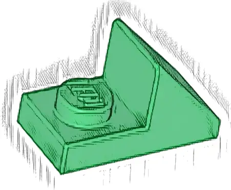 Slope 45 2 x 1 with 2/3 Cutout