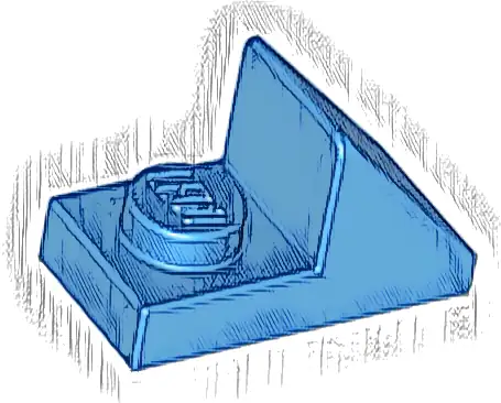 Slope 45 2 x 1 with 2/3 Cutout