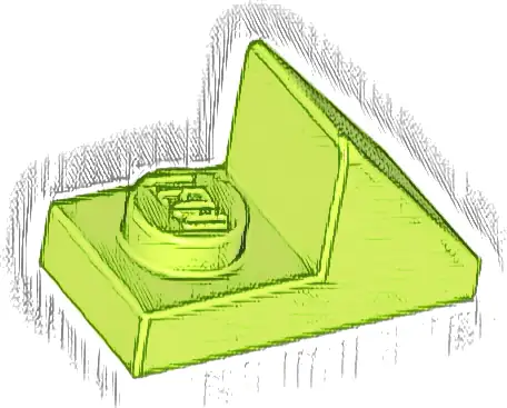 Slope 45 2 x 1 with 2/3 Cutout