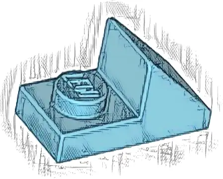 Slope 45 2 x 1 with 2/3 Cutout