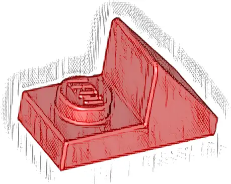 Slope 45 2 x 1 with 2/3 Cutout