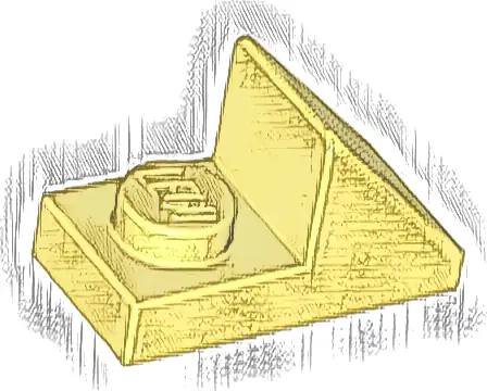 Slope 45 2 x 1 with 2/3 Cutout