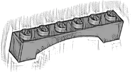 Arch 1 x 6 Raised Arch