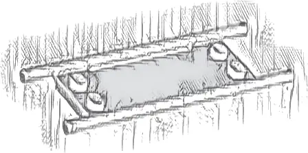 Minifigure, Utensil Stretcher without Bottom Hinges