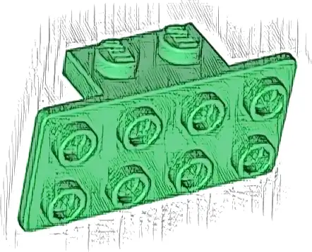 Bracket 1 x 2 - 2 x 4
