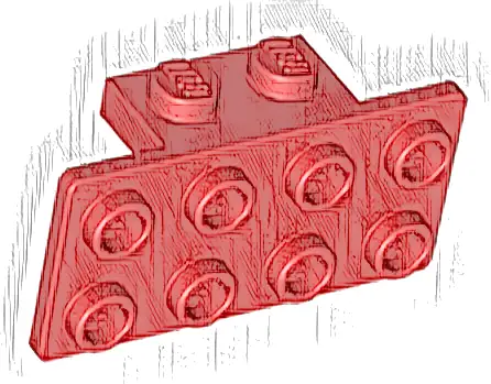 Bracket 1 x 2 - 2 x 4