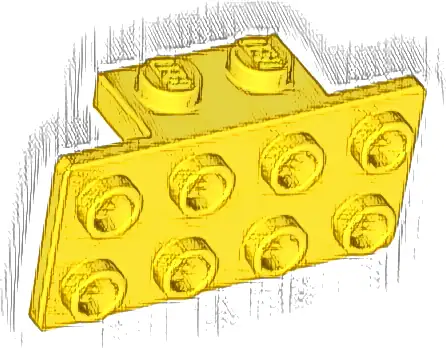 Bracket 1 x 2 - 2 x 4