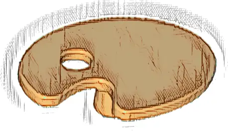 Minifigure, Utensil Paint Palette