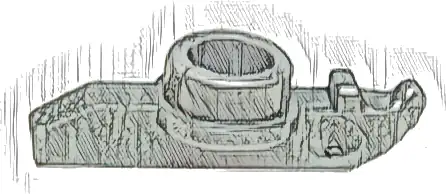 Minifigure Footgear Ice Skate