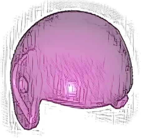 Minifigure, Headgear Helmet Sports / Flight