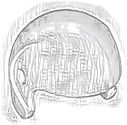 Minifigure, Headgear Helmet Sports / Flight