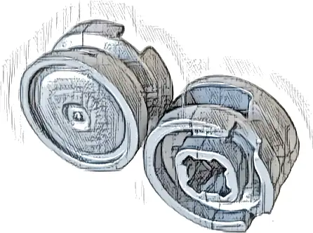 Wheel 11mm D. x 6mm with Smooth Hubcap