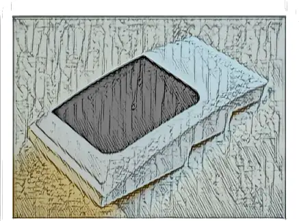 Slope, Curved 4 x 2 with Black Rectangle Curved Outer Edges Pattern Model Right Side (Sticker) - Set 75895