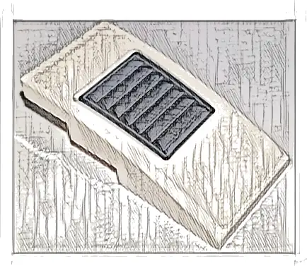 Slope, Curved 4 x 2 with Black and Dark Bluish Gray Air Vent Pattern (Sticker) - Set 76908