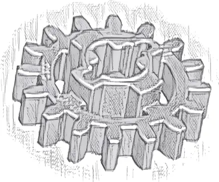 Technic, Gear 16 Tooth - Axle Hole with Closed Sides