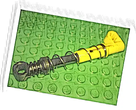 Technic, Shock Absorber 9.5L (Extra Hard Spring)