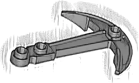 Boat, Anchor - Two Top Holes