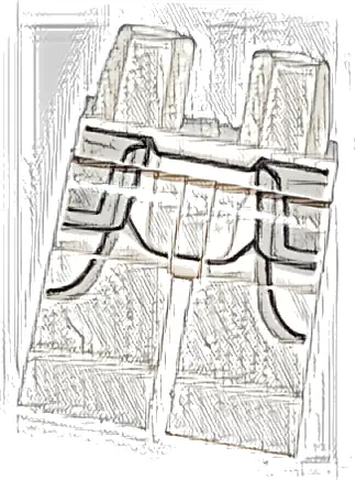 Hips and Legs with SW Snowtrooper Armor Pattern