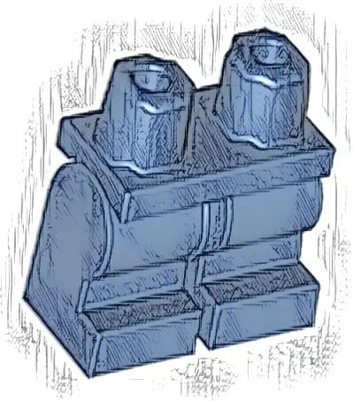 Hips and Medium Legs Plain