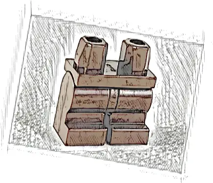 Hips and Medium Legs Plain