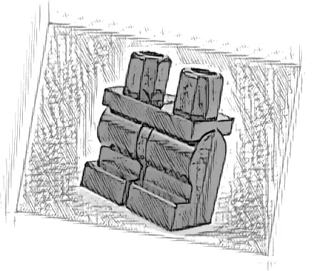 Hips and Medium Legs Plain