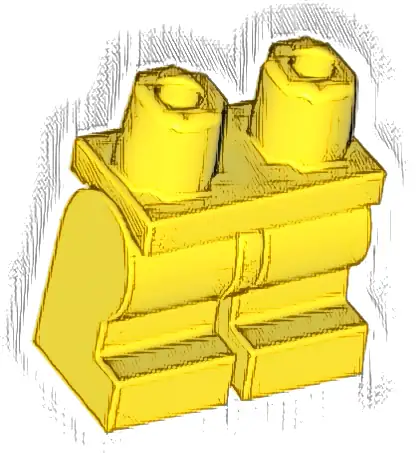 Hips and Medium Legs Plain