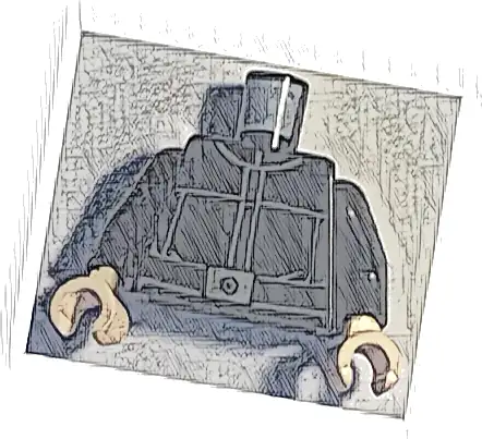 Torso SW Imperial Crew Uniform Jumpsuit, Wide Belt, and Large Silver Buckle Pattern / Black Arms / Light Nougat Hands