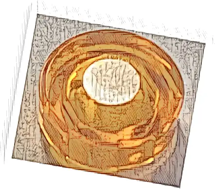 Tile, Round 1 x 1 with Silver Dot Pattern