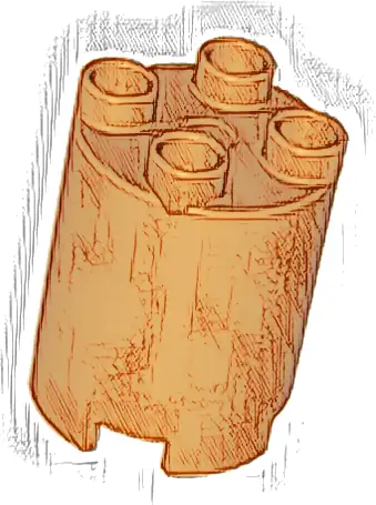 Duplo, Brick Round 2 x 2 x 2