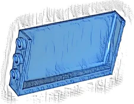 Panel 1 x 6 x 3 with Studs on Sides