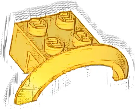 Vehicle, Mudguard 4 x 2 1/2 x 1 with Arch Round