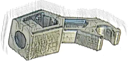 Arm Mechanical, Exo-Force / Bionicle, Thick Support