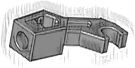 Arm Mechanical, Exo-Force / Bionicle, Thick Support