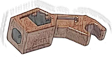 Arm Mechanical, Exo-Force / Bionicle, Thick Support