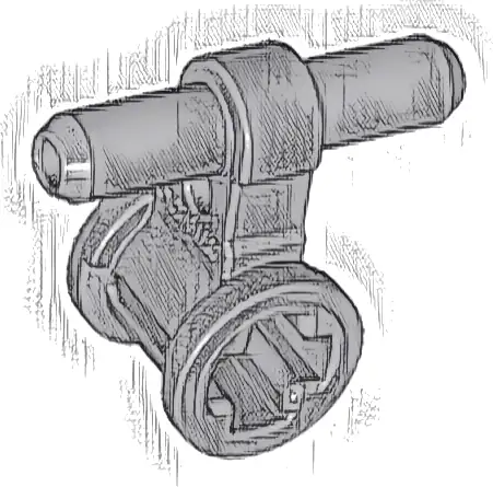 Pneumatic Hose Connector with Axle Connector