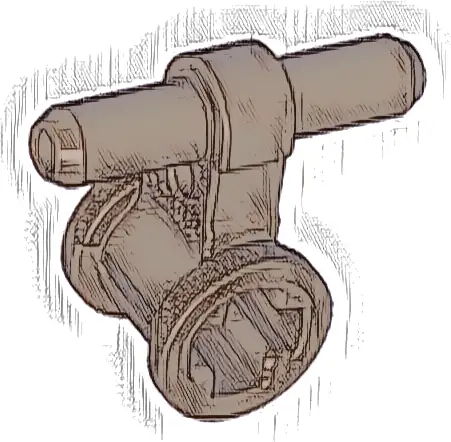 Pneumatic Hose Connector with Axle Connector