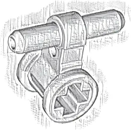 Pneumatic Hose Connector with Axle Connector