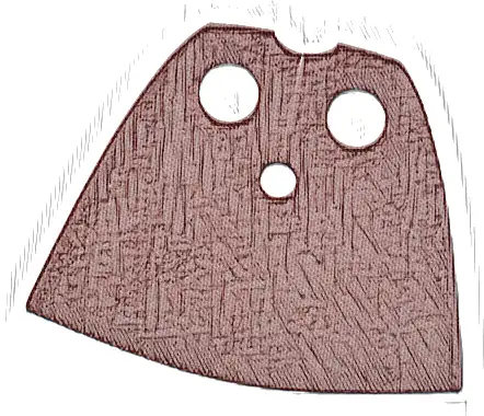 Minifigure Cape Cloth, Very Short - Traditional Starched Fabric