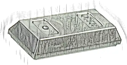 Minifigure, Utensil Ingot / Bar